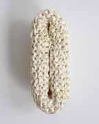 Clam - Ivory Handmade Clutch Bag