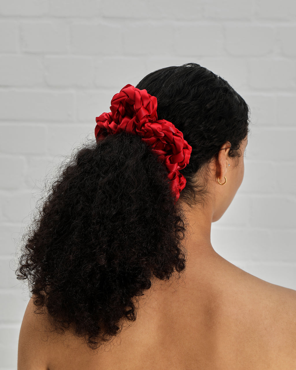 Hair Accessory - Lipstick Red Flower