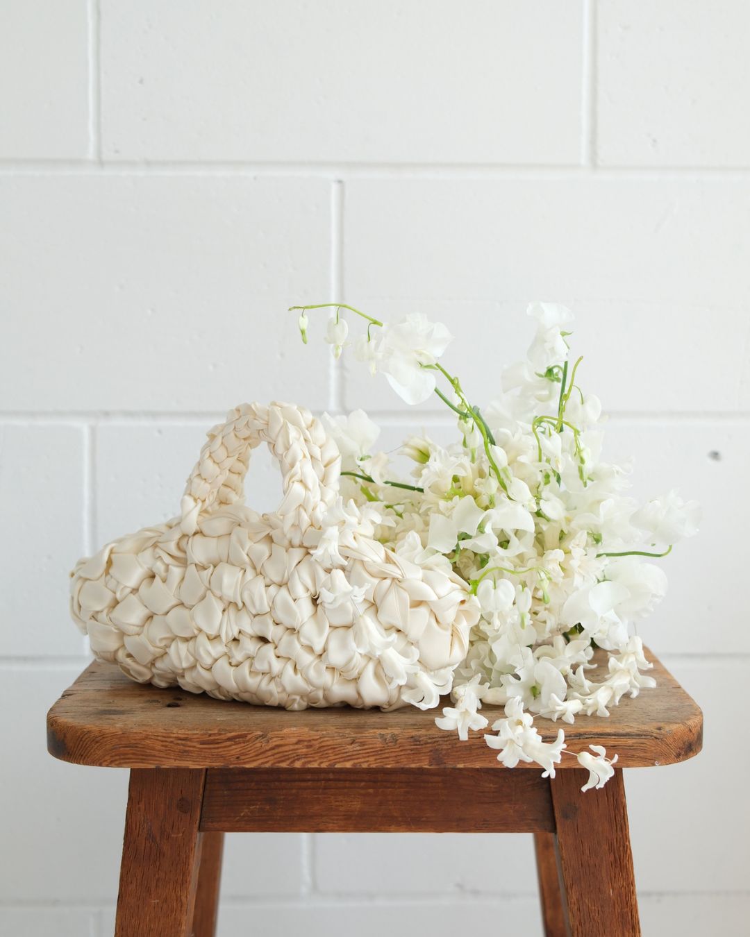 Nest - Ivory Mid-Luxury Wedding Clutch | Handmade Bridal Bag