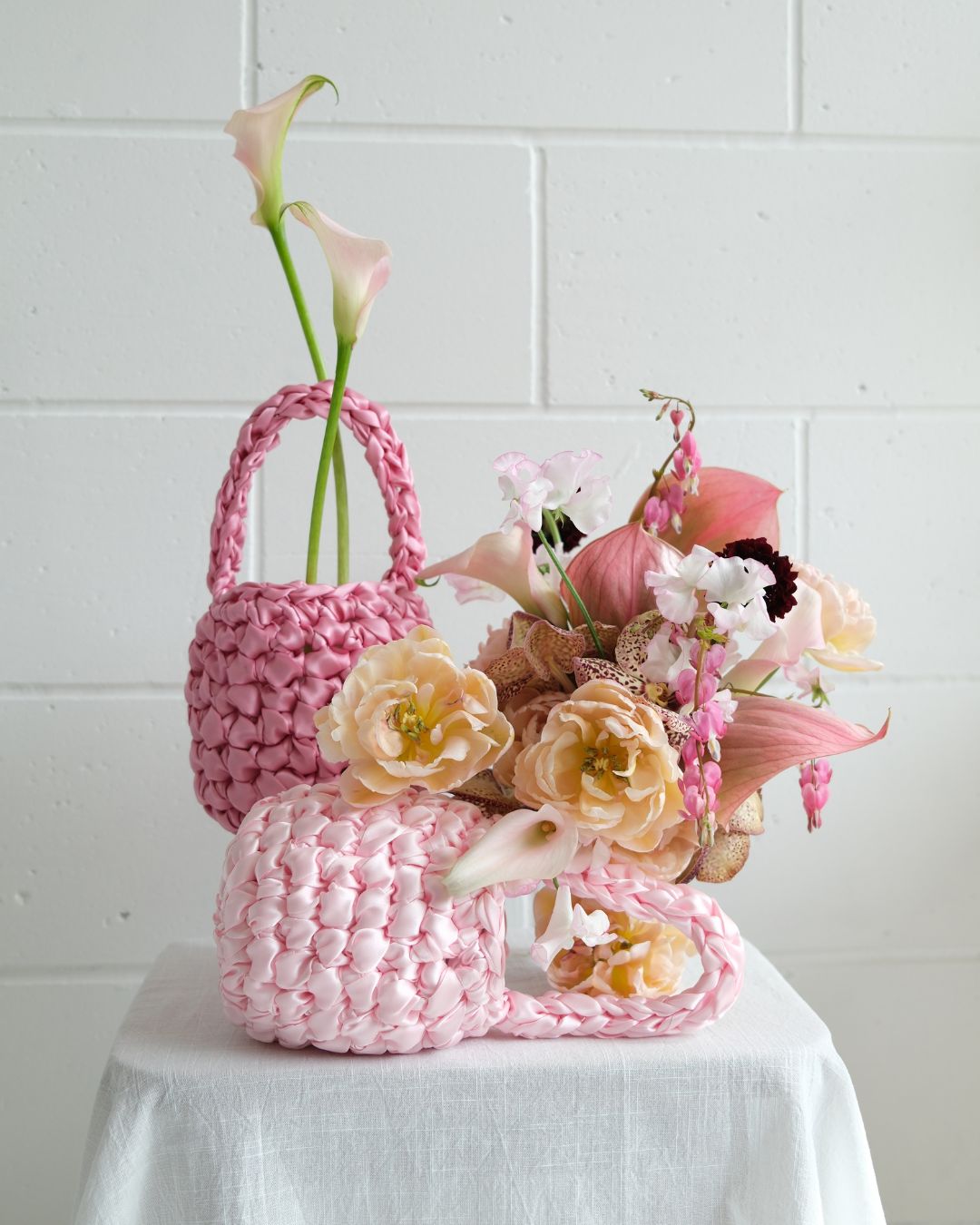 Hive - Dusky Rose Handmade Bridal Bag