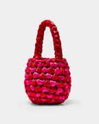 Hive - Lipstick Red & Hot Pink Handmade Bridal Bag