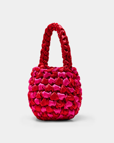 Hive - Lipstick Red & Hot Pink Handmade Bridal Bag