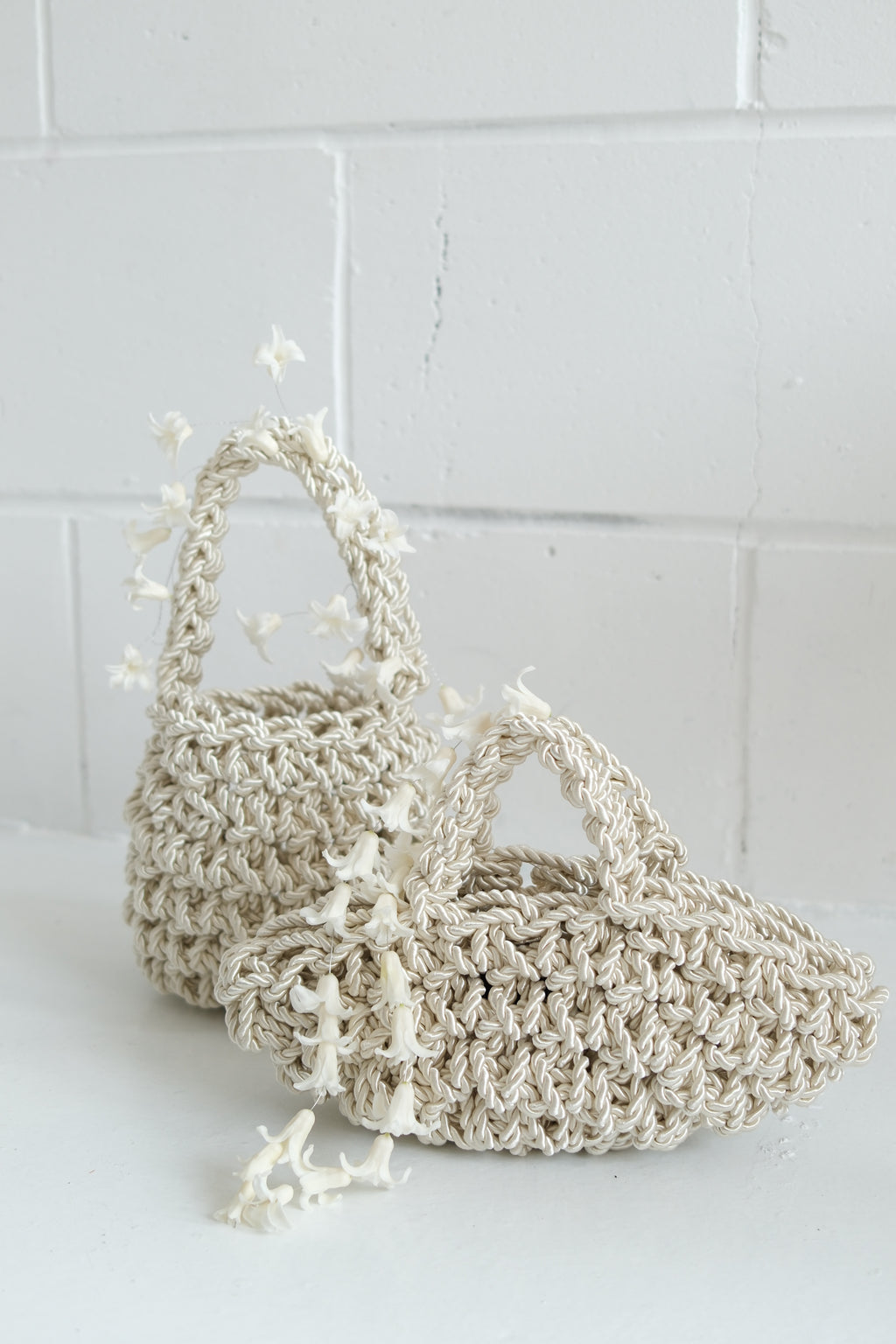 Nest Luxe Cord - Ivory Handmade Evening Bag