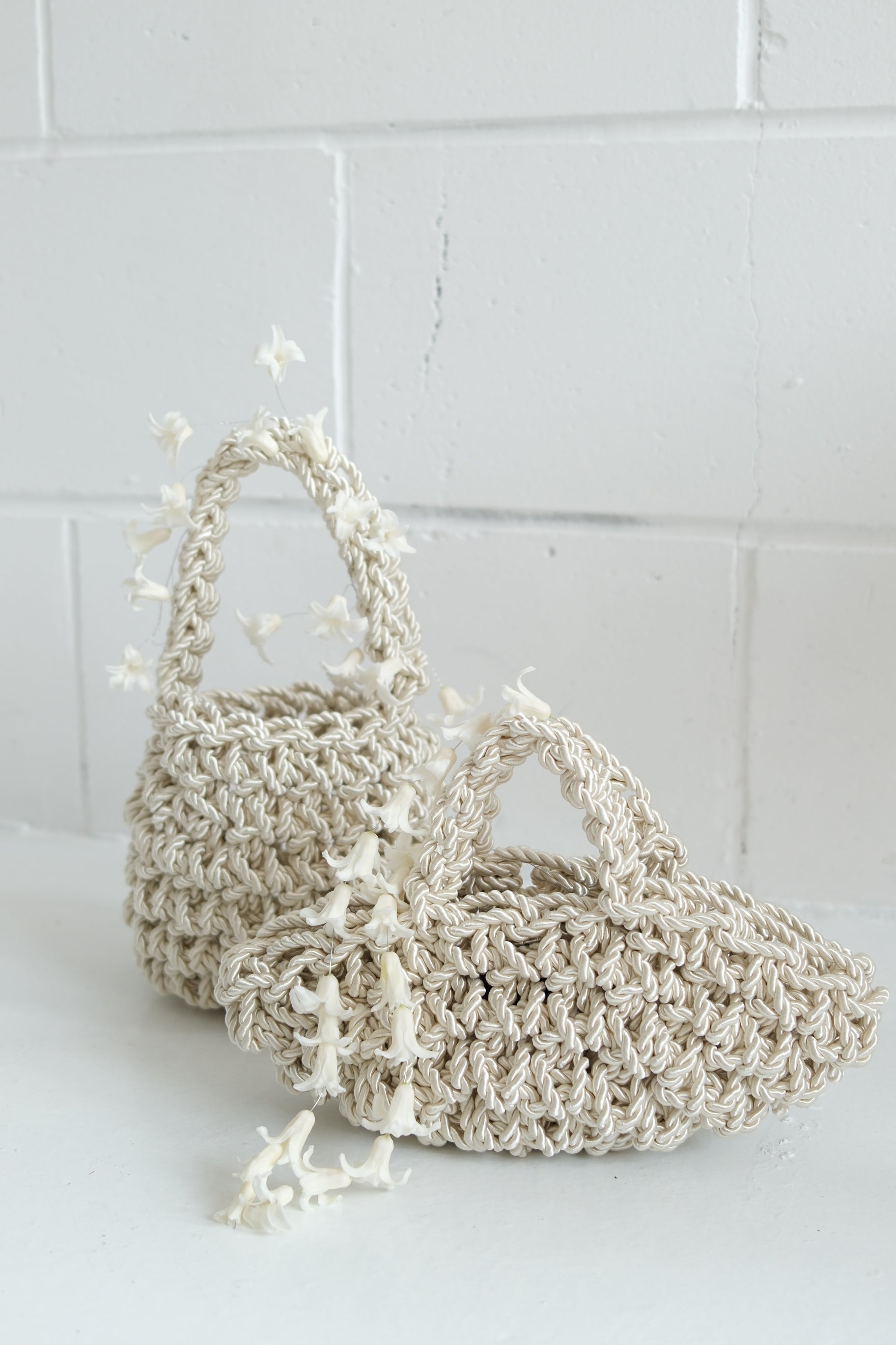 Nest Luxe Cord - Ivory Handmade Evening Bag