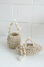 Hive Luxe Cord - Ivory Handmade Evening Bag
