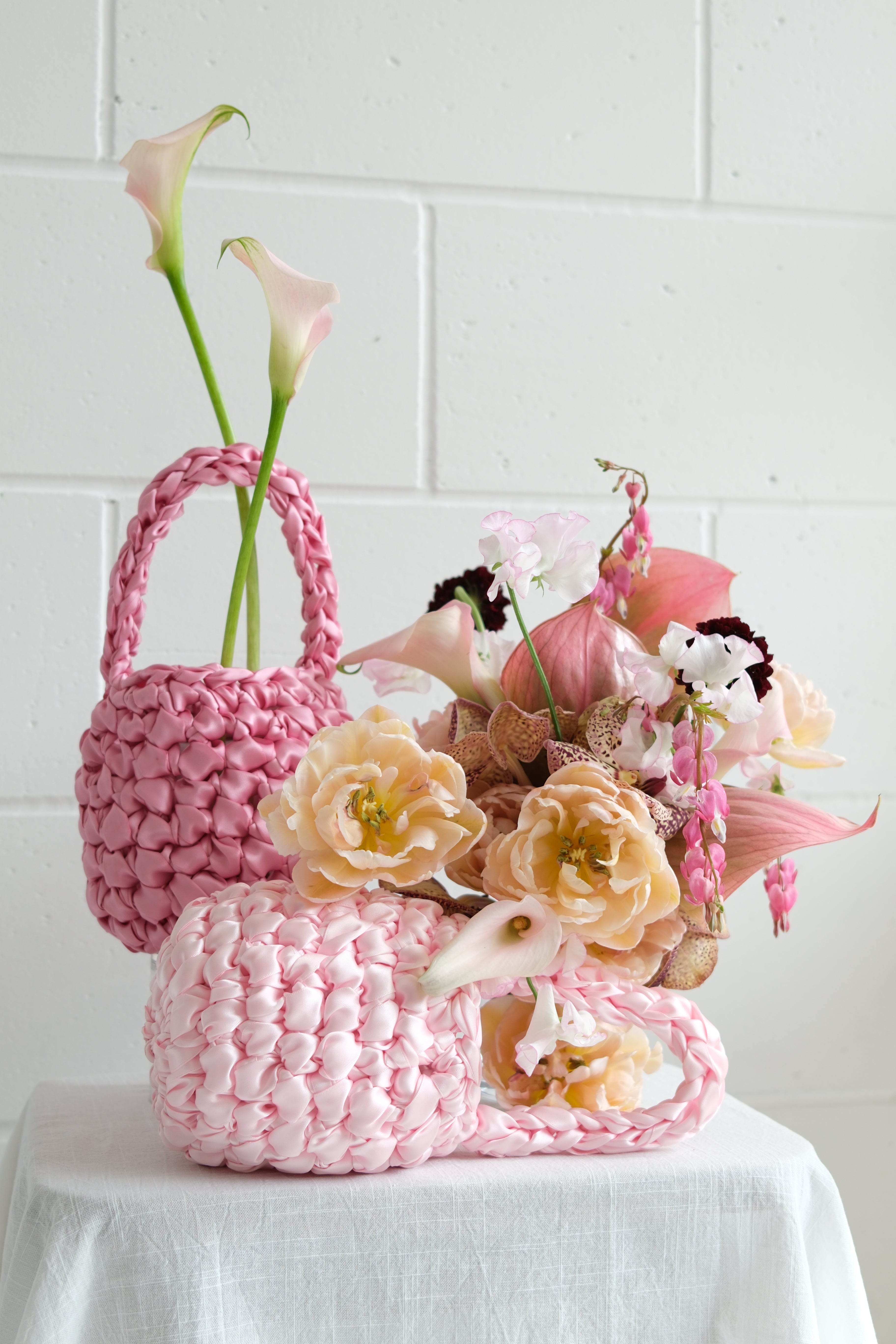 Hive - Dusky Rose Handmade Bridal Bag