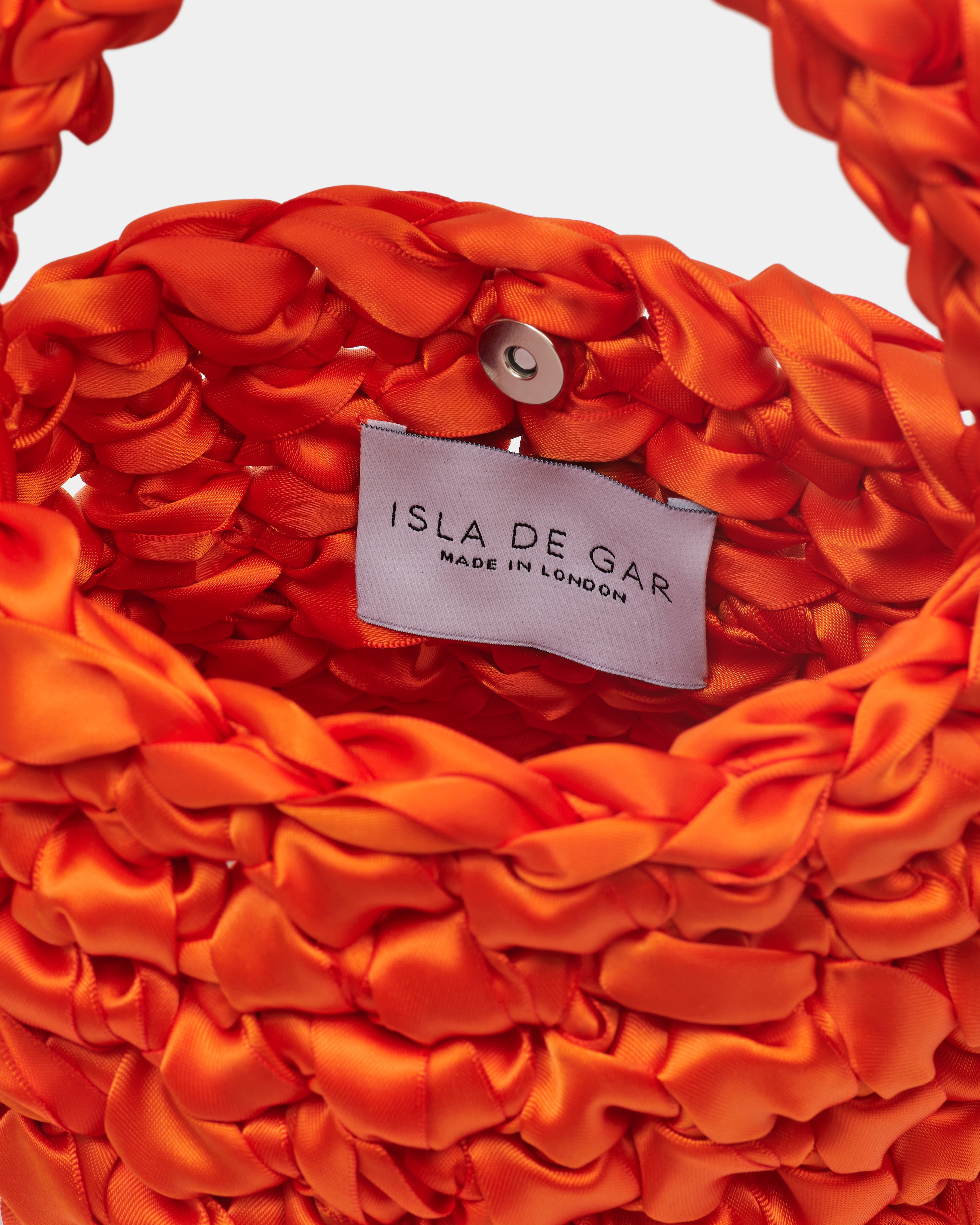 Handmade wedding bag orange - elegant bridal clutch for sophisticated weddings and bridesmaid gifts