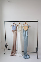 Handmade wedding bag blue - elegant bridesmaid bag for weddings and bridal parties