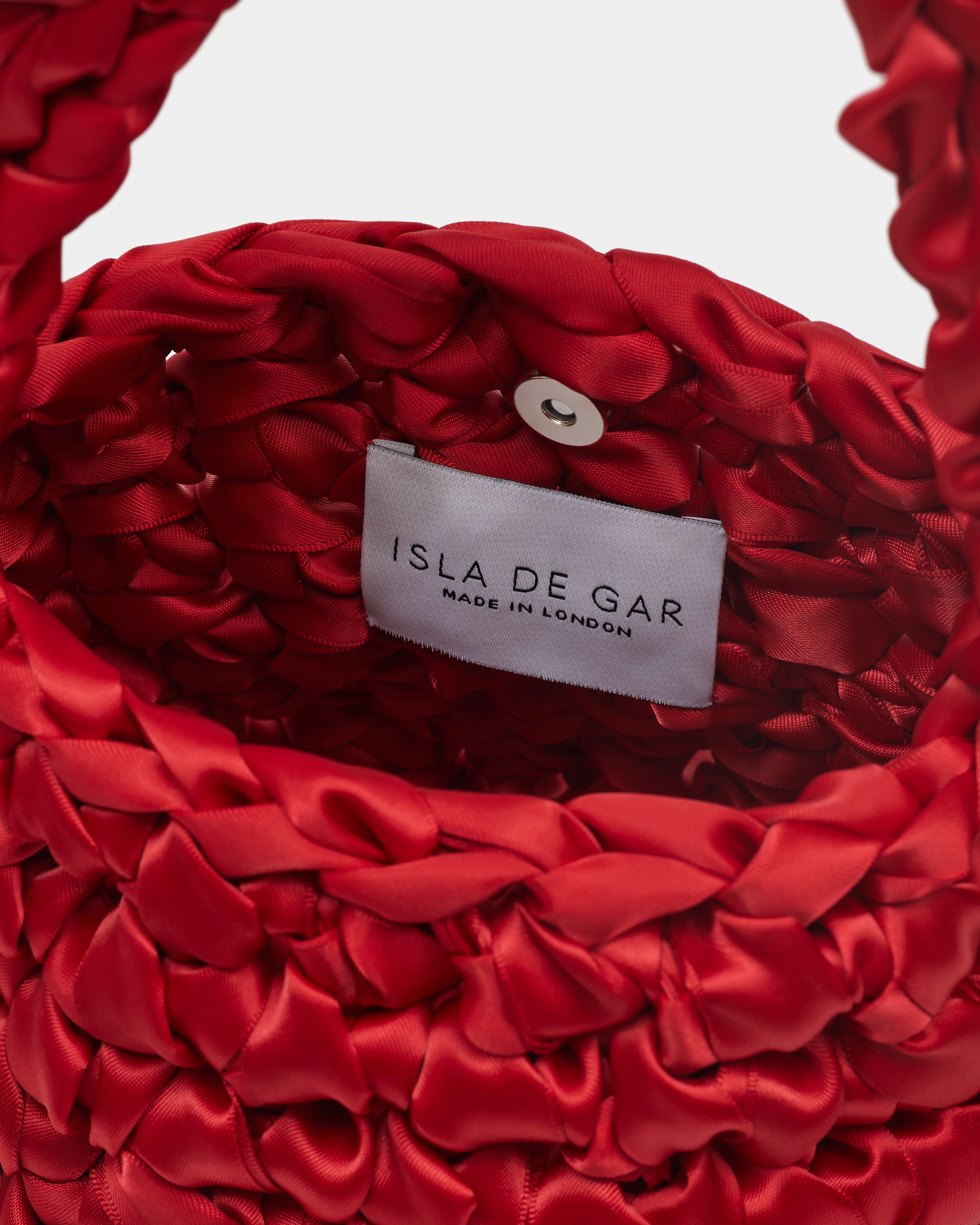 Handmade wedding bag red - elegant bridal clutch for sophisticated weddings and bridesmaid gifts