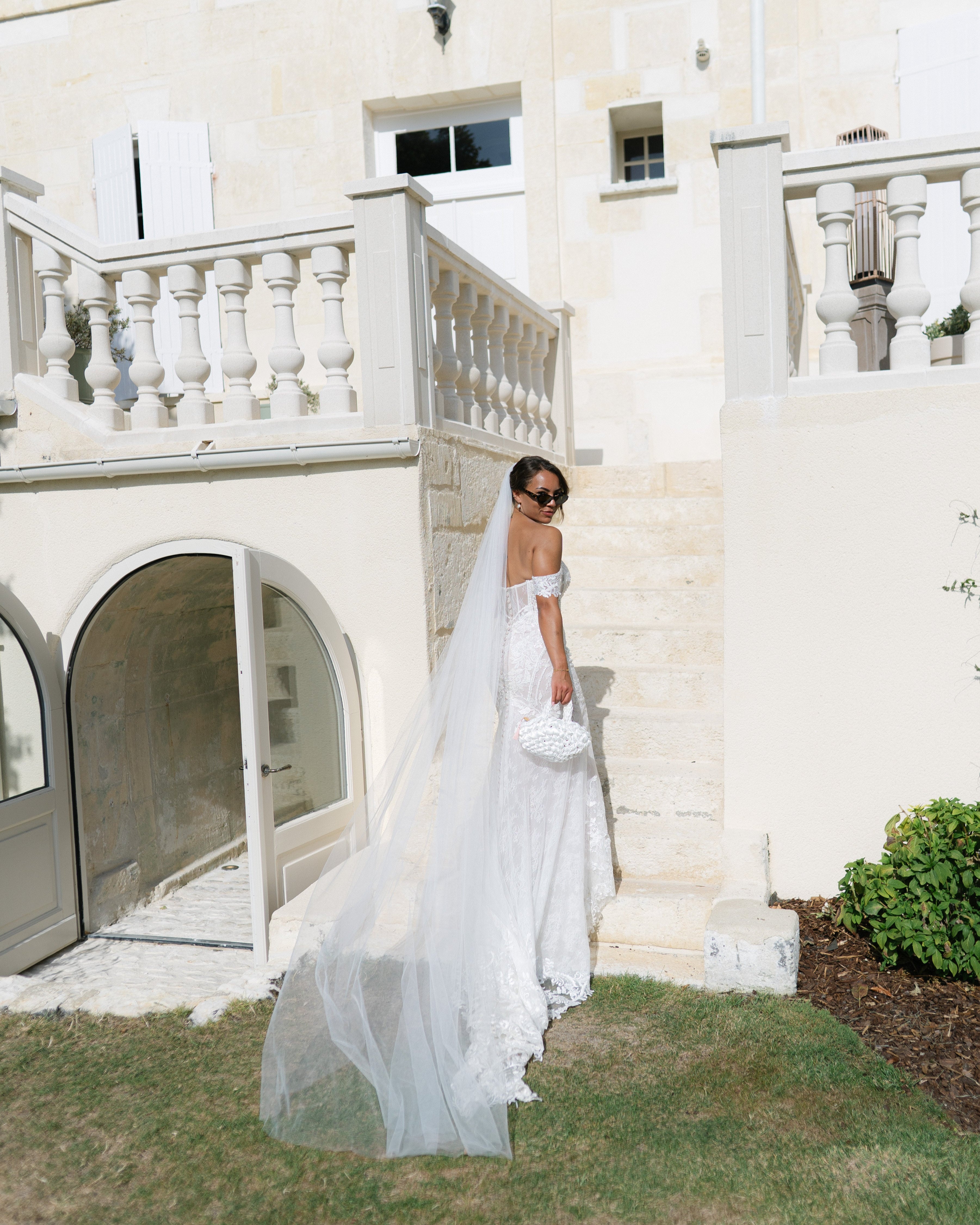 Nest - White Handmade Bridal Bag