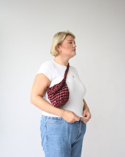 Hive Crossbody with short strap on tall