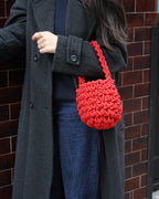 Hive Luxe Cord - Cherry Red Handmade Evening Bag