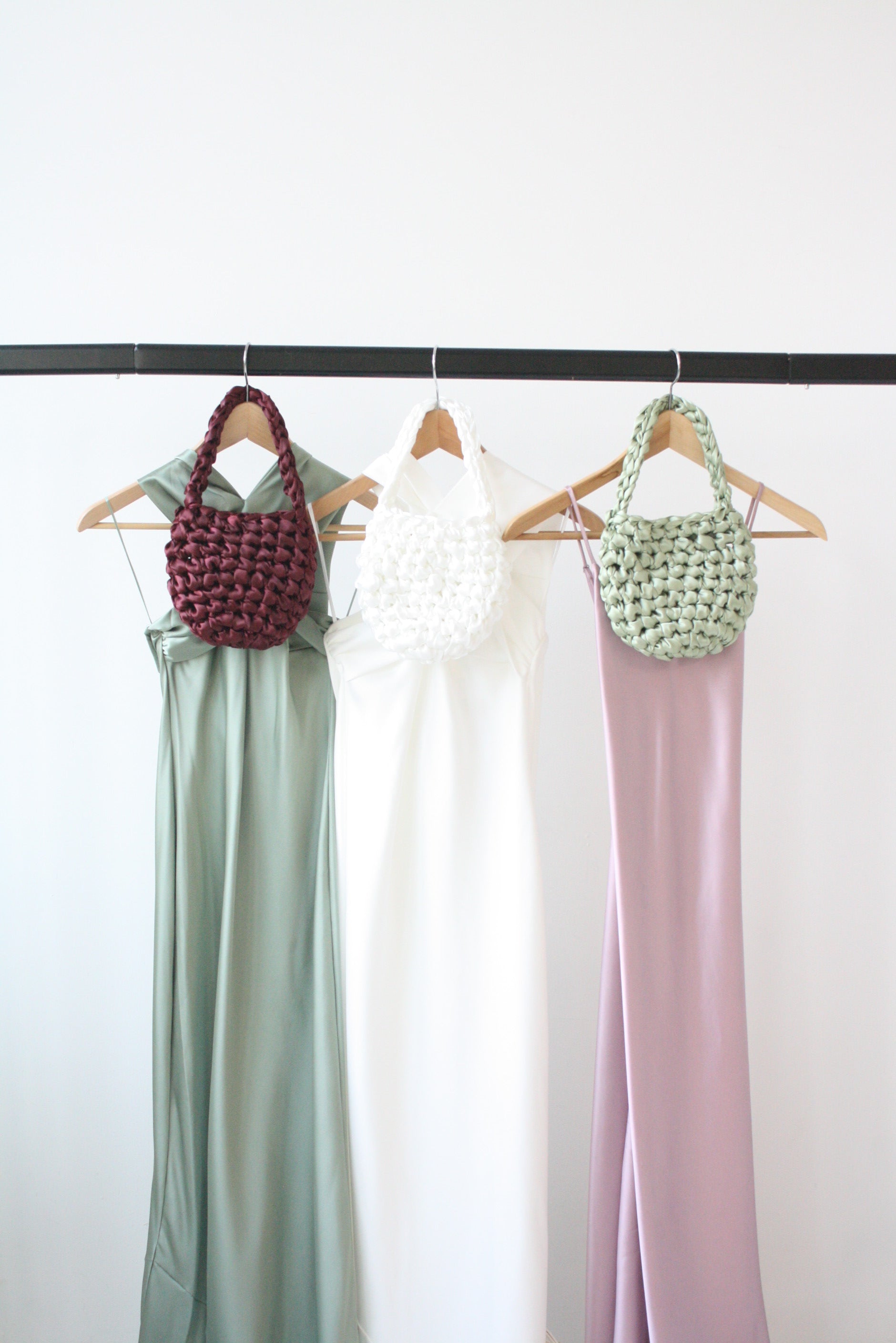 Hive - Burgundy Handmade Bridal Bag