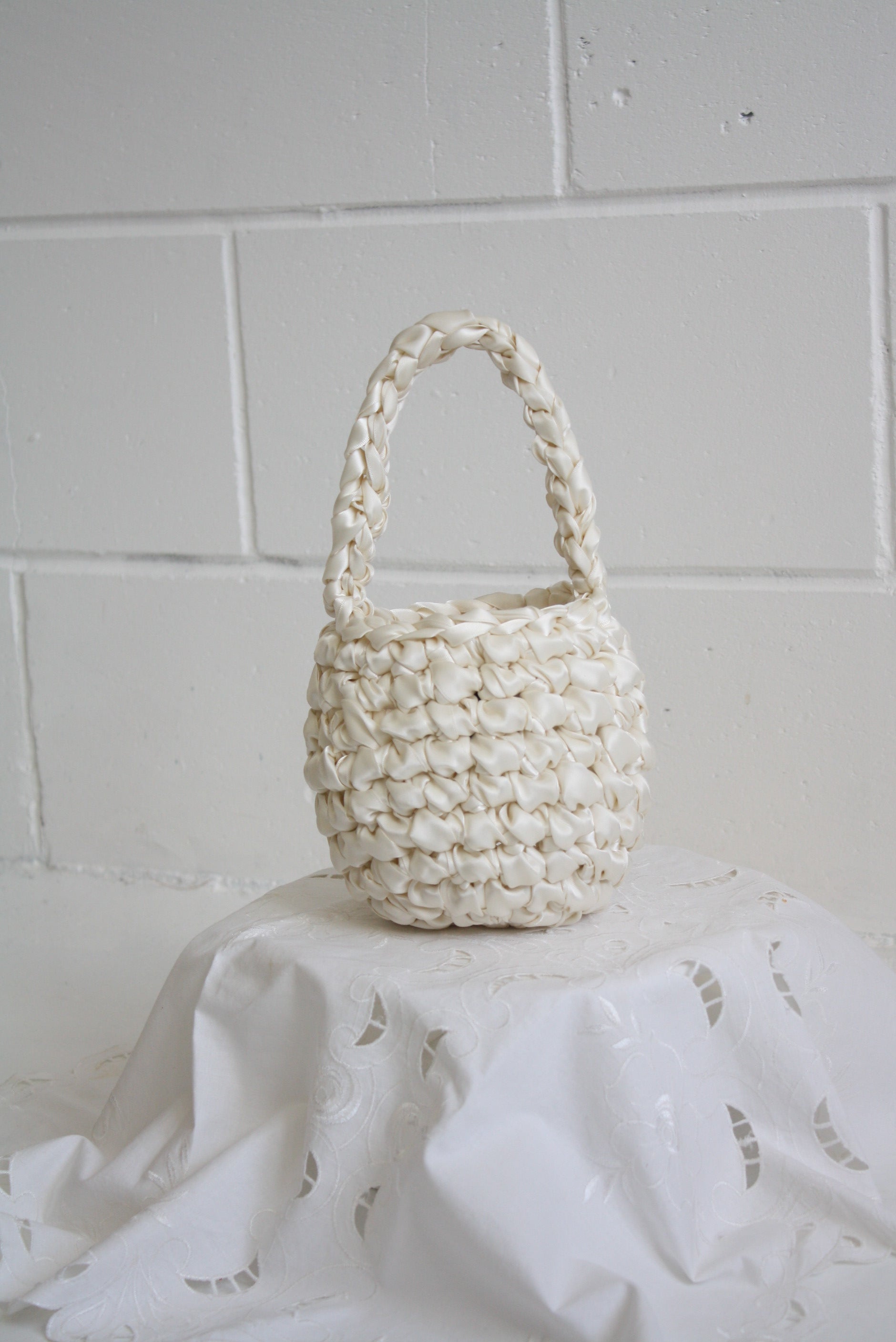 Hive - Ivory Handmade Bridal Bag