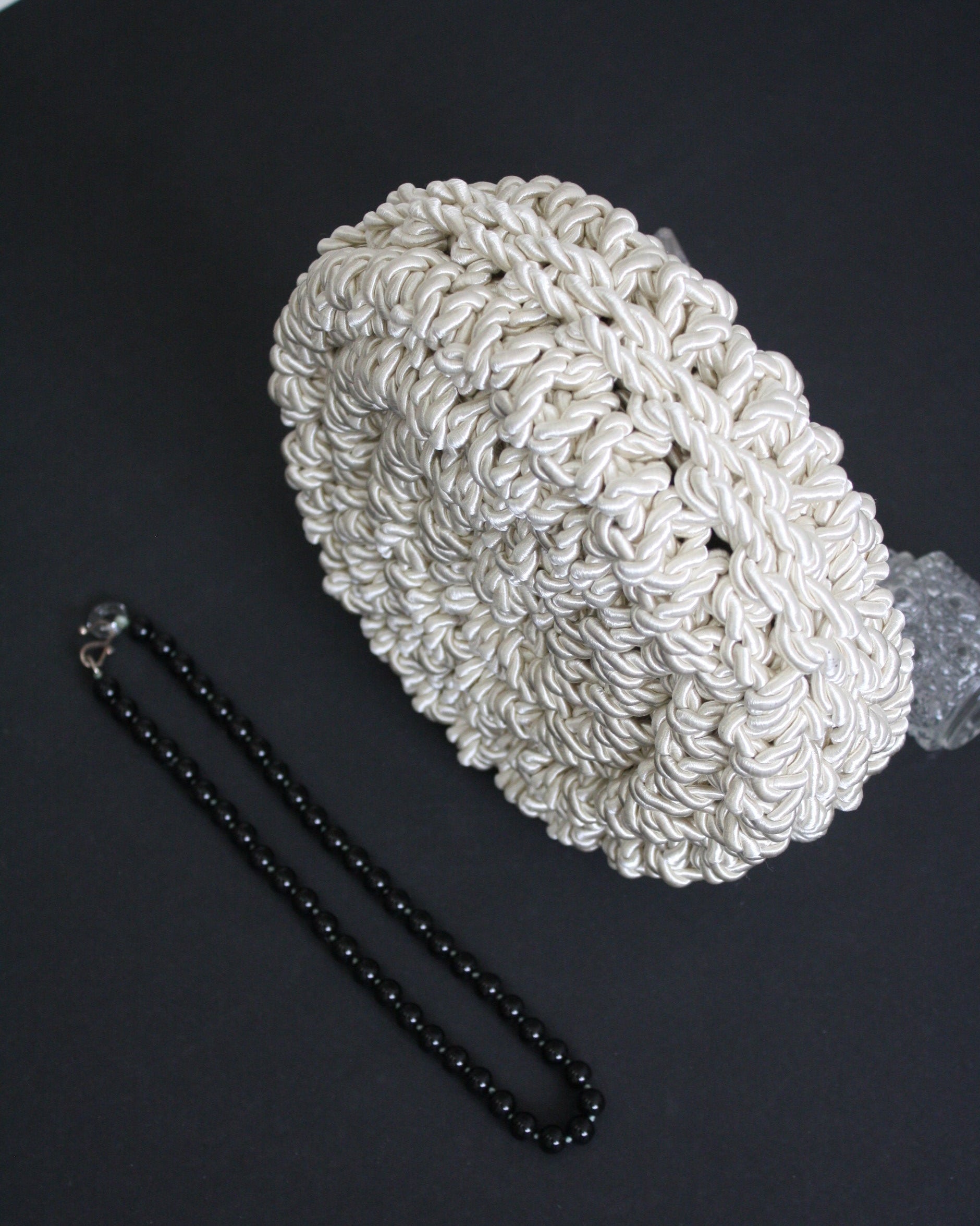 Shell - Ivory Handmade Clutch Bag