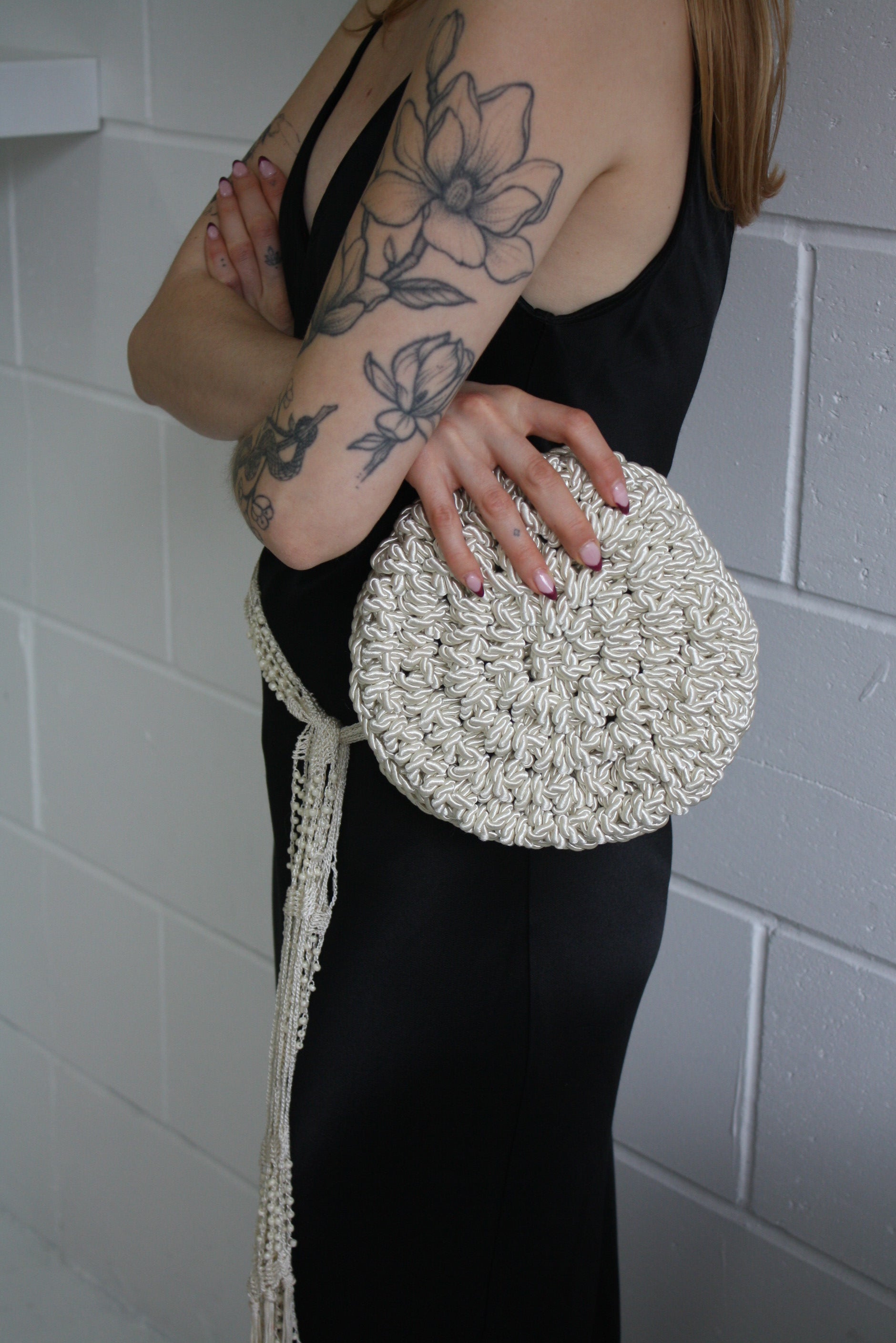 Shell - Ivory Handmade Clutch Bag