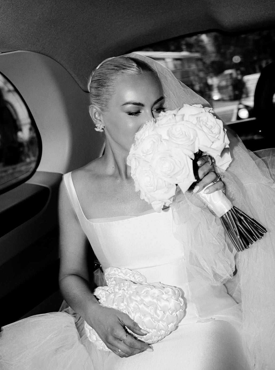 Nest - White Handmade Bridal Bag