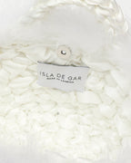 Nest - White Feather Handmade Bridal Bag