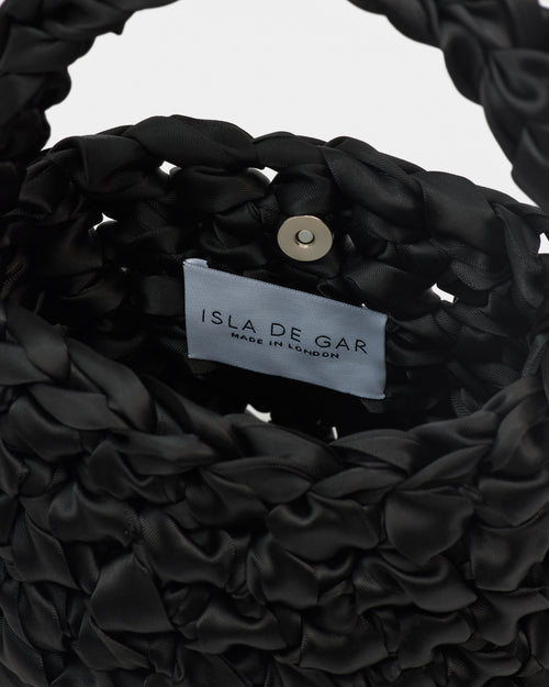 Hive - Black Handmade Bridal Bag