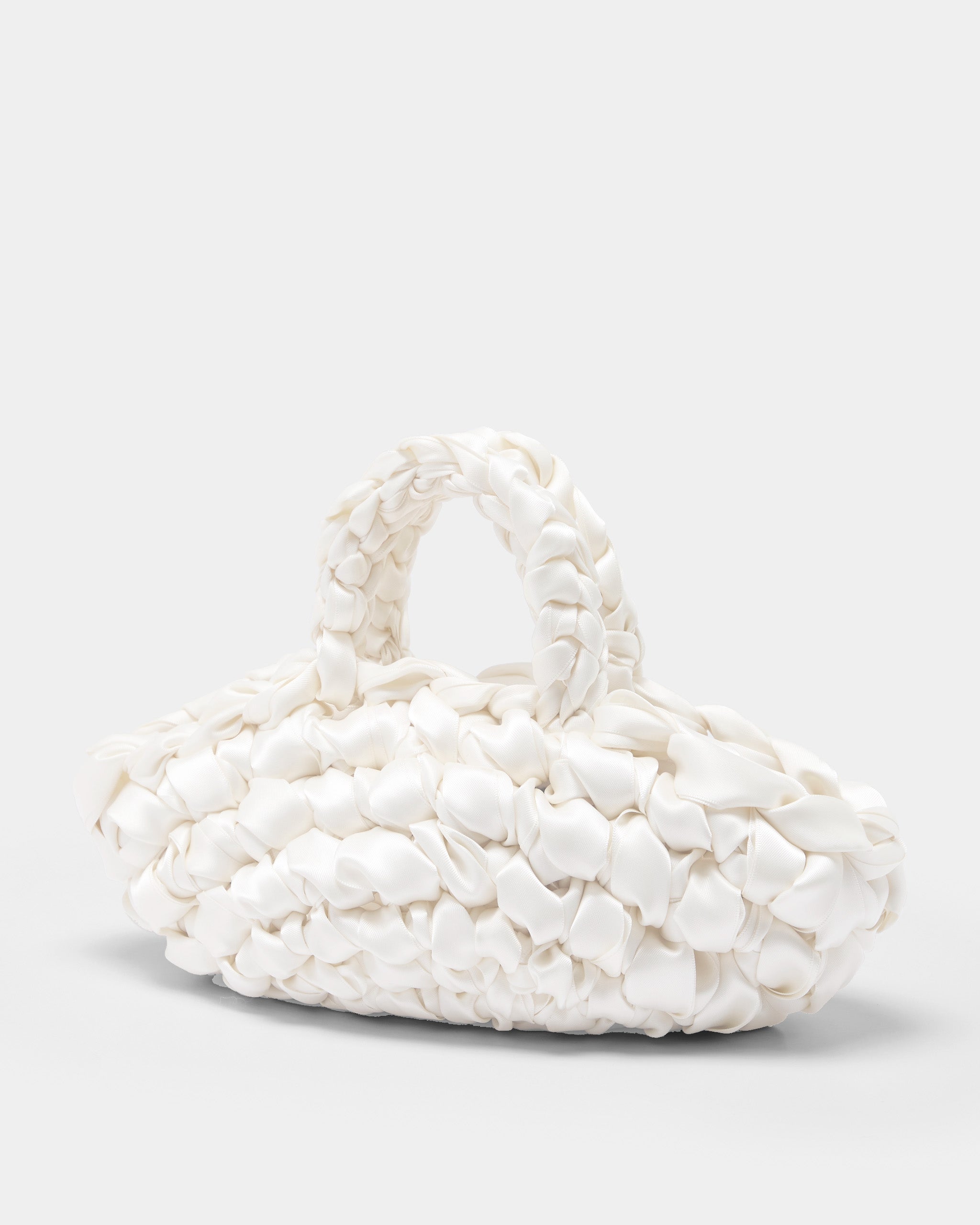 Nest - White Handmade Bridal Bag