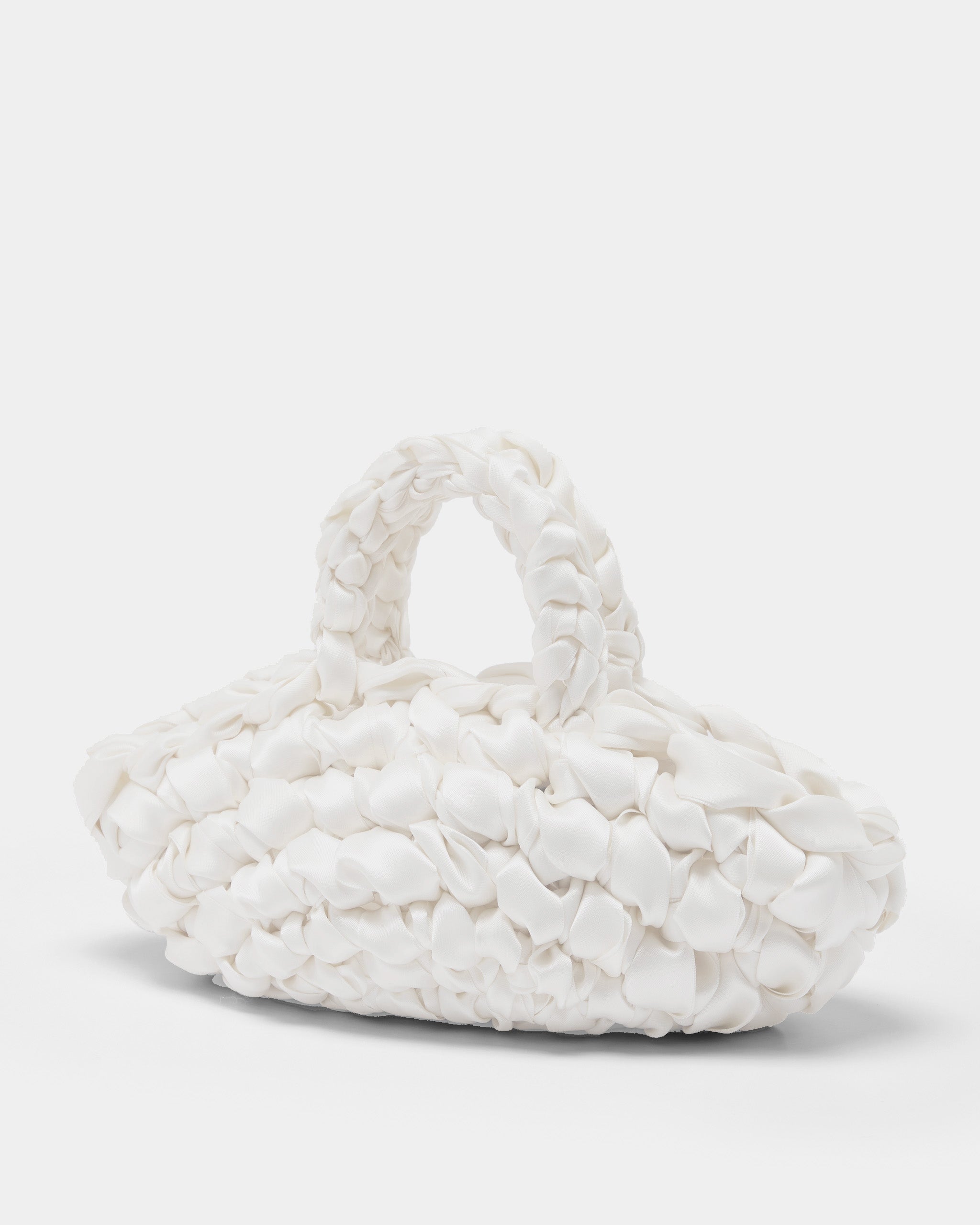 Nest - White Handmade Bridal Bag