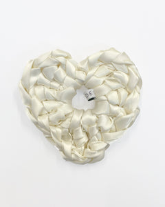 Scrunchie - Antique White Heart
