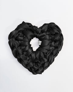 Scrunchie - Black Heart