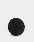 Shell - Black Handmade Clutch Bag