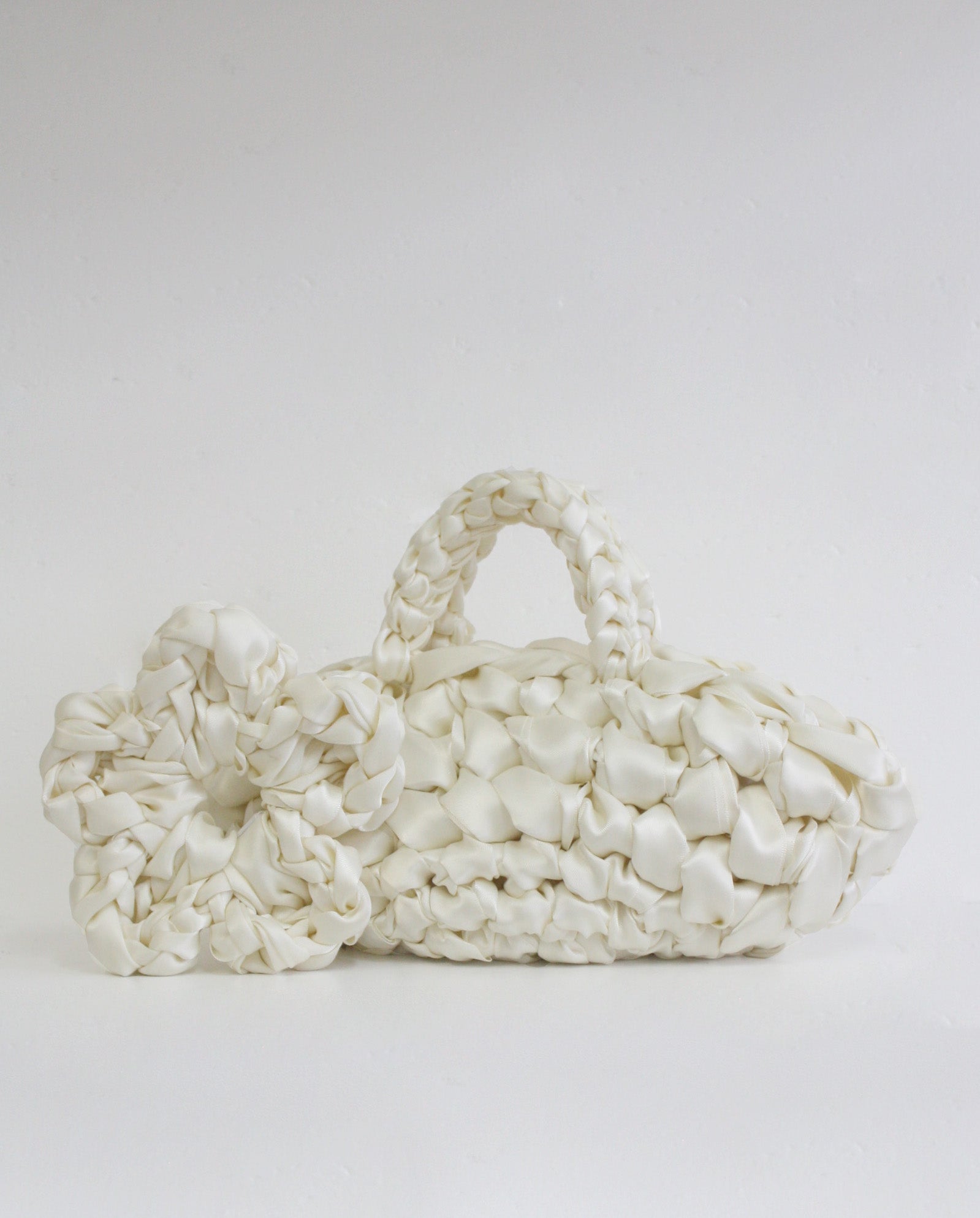 The Bridal Gift Set in Ivory - Nest Bag & Flower Hair Accessory
