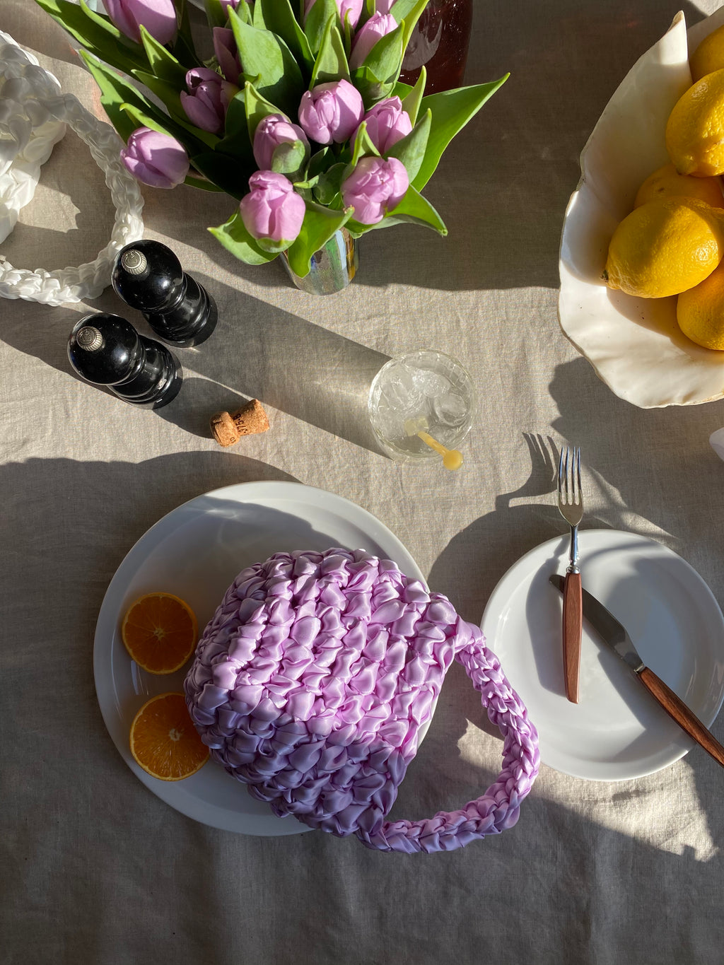 Hive - Lilac Handmade Bridal Bag