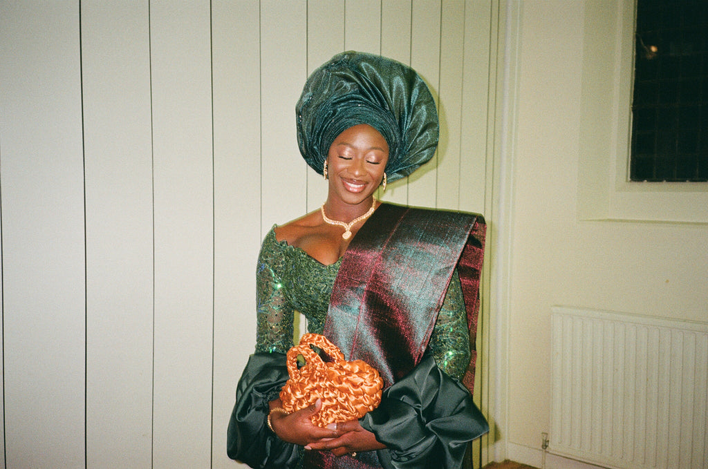 Nest - Terracotta Handmade Bridal Bag