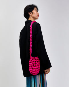 Cocoon Crossbody Pouch - Hot Pink